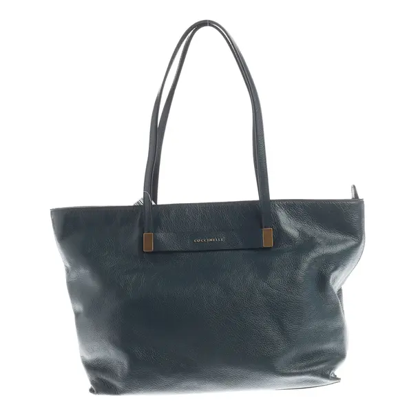 Schultertasche, in Navy, Leder, Coccinelle