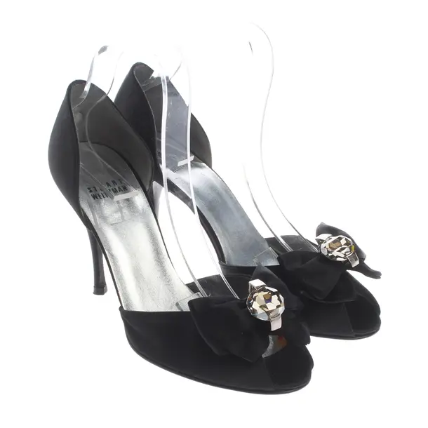 Heeled Sandals in Black, , Stuart Weitzman