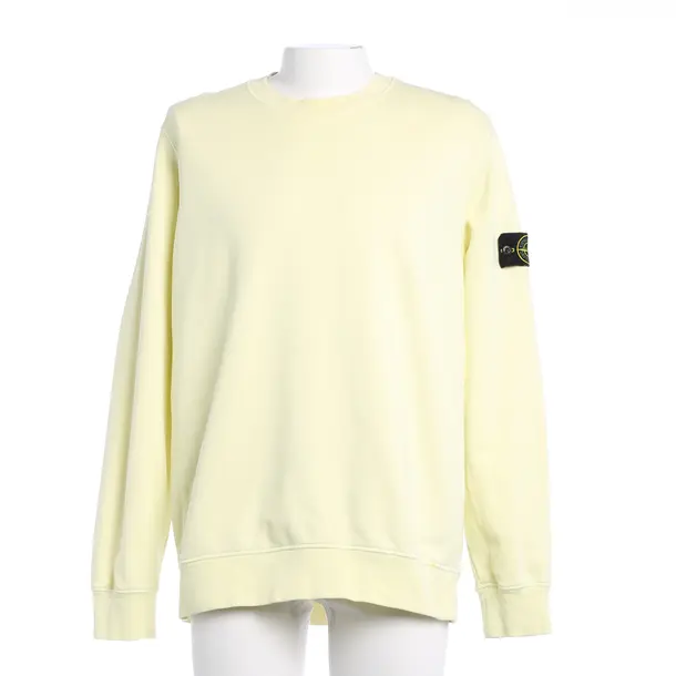 Sweatshirt in Gelb, Baumwolle, Stone Island