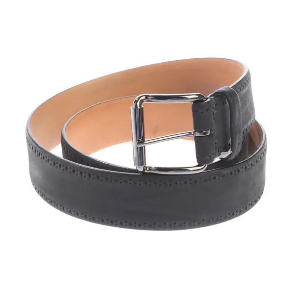 Gürtel in Schwarz, Leder, Strenesse