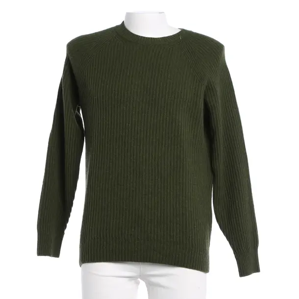Pullover in Grün, Wolle, Closed