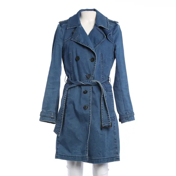 Denim Coat in Blue, Lyocell, Drykorn