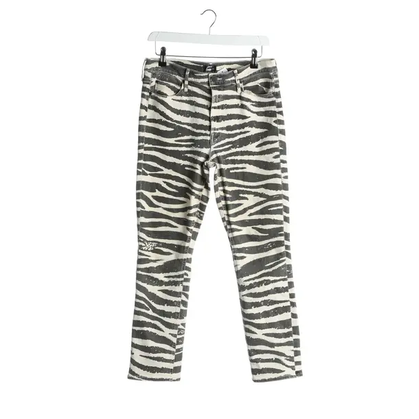 Slim Fit Jeans in Gray, Cotton, Mother