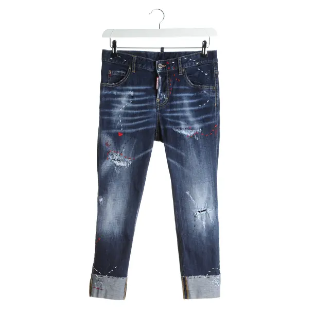Jeans Slim Fit in Blau, Baumwolle, Dsquared