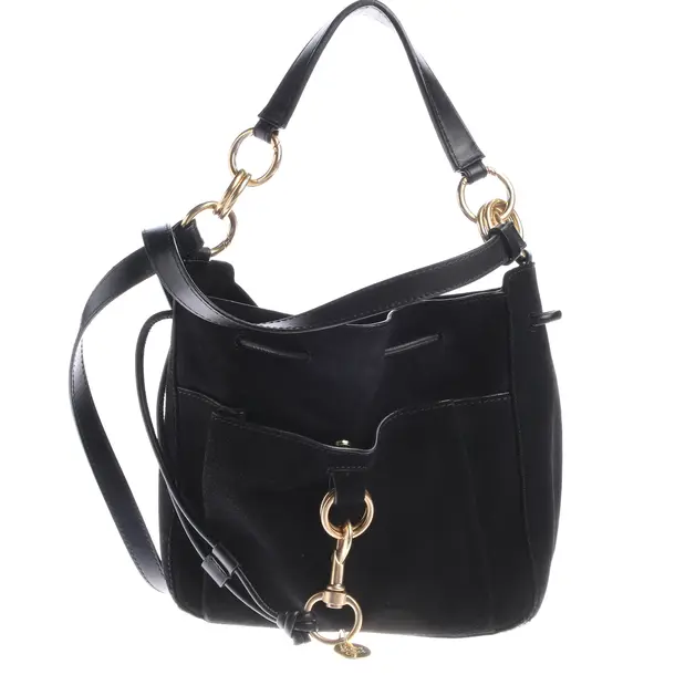 Cross Body Bag in Black, Leather, See by Chloé