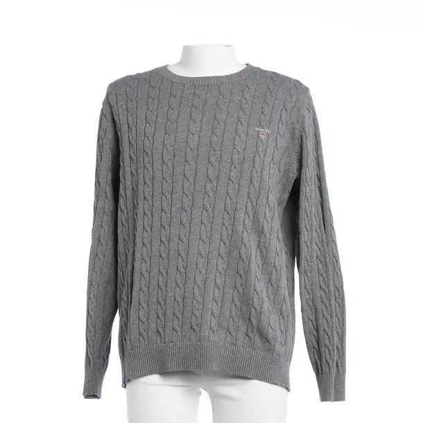 Pullover in Grau, Baumwolle, Gant