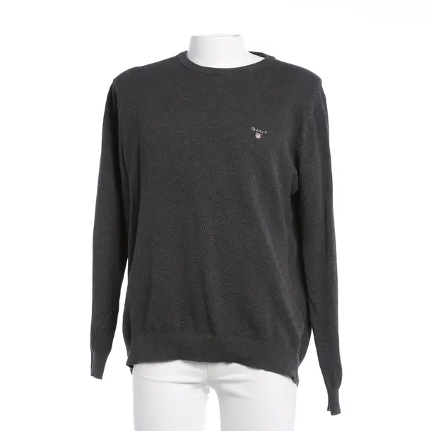 Pullover in Grau, Baumwolle, Gant