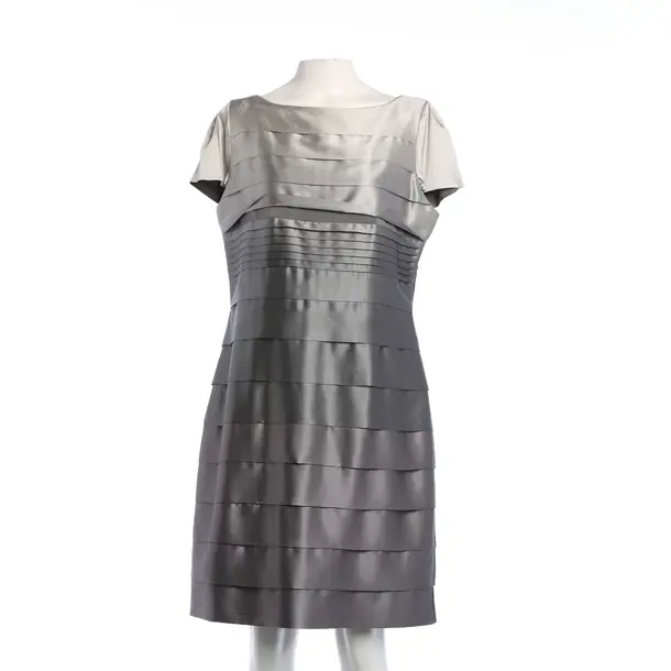 Abito a tubino, in argento, Seta, Steffen Schraut