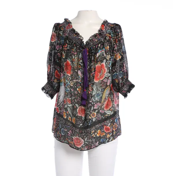 Bluse in Mehrfarbig, Seide, Roberto Cavalli