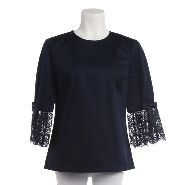 Blouse, in Navy, Cotton, Ted Baker
