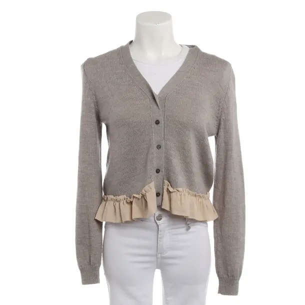Cardigan in Gray, Wool, Miu Miu