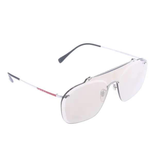 Sonnenbrille in Metallic, Kunststoff / Metall, Prada Linea Rossa