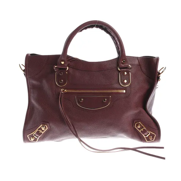 Handtasche, in Bordeaux, Leder, Balenciaga