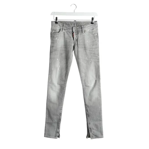 Skinny Jeans in Gray, Cotton, Dsquared