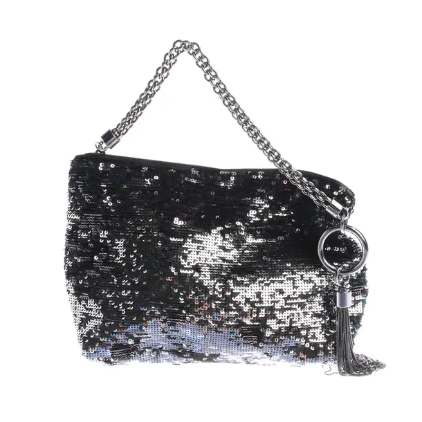 Borsetta, in Nero, Poliammide, Jimmy Choo