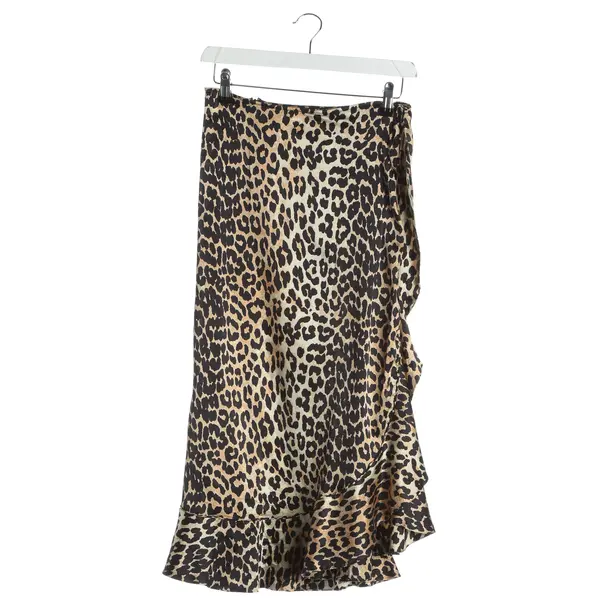 Skirt, in Multicolored, Silk, Ganni