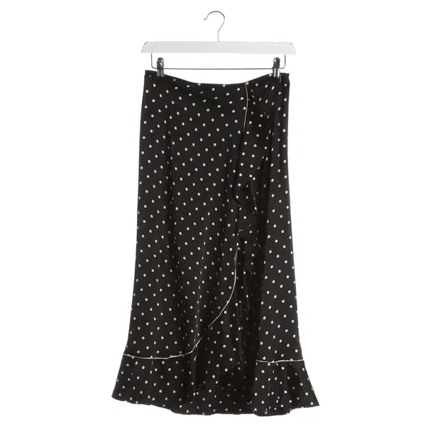 Skirt, in Black, Silk, Ganni