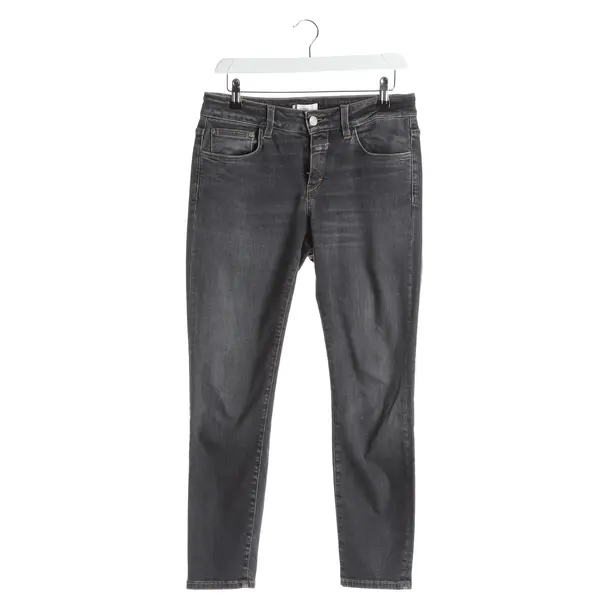 Jeans straight fit, in Grigio, Cotone, Chiuso