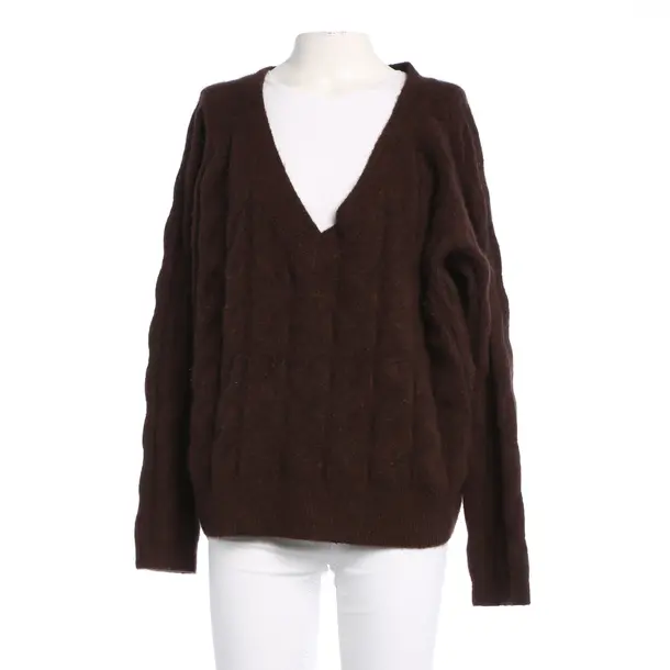 Jumper, in Bordeaux, Wool, Allude