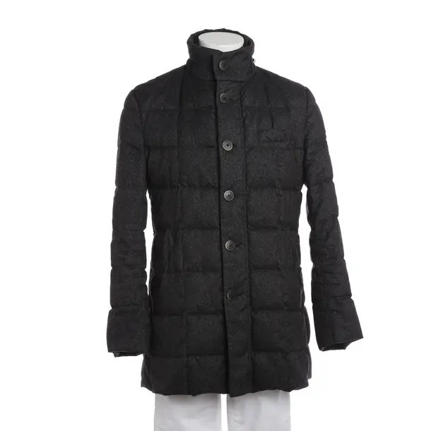 Mid-Season Jacket, in Dark Gray, Polyester, Fay