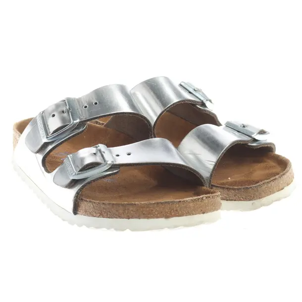 Sandali, in argento, Birkenstock