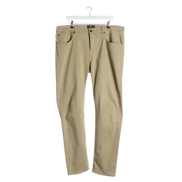 Pantaloni, in Beige, Cotone, 7 per tutta l'umanità