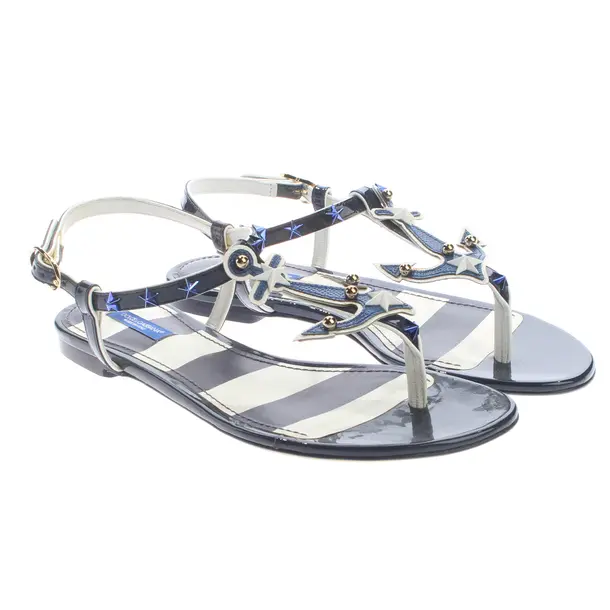 Sandalen, in Navy, Dolce & Gabbana