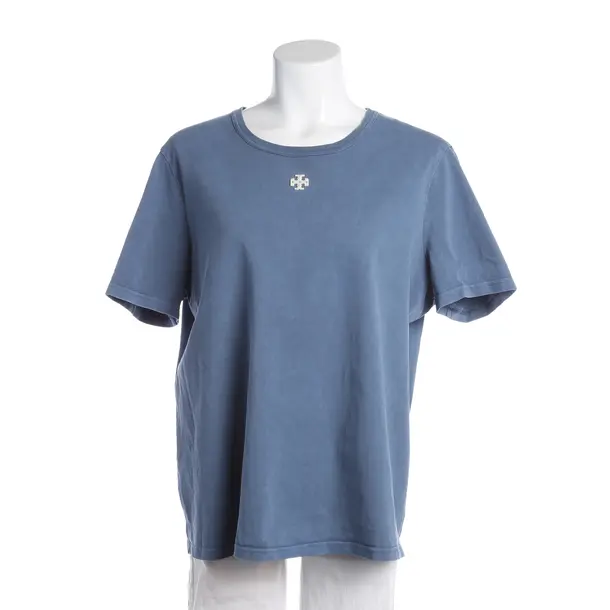 Shirt, in Blue, Cotton, Tory Burch