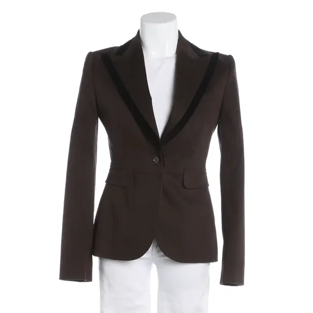 Blazer, in Dark Brown, Cotton, Dolce & Gabbana