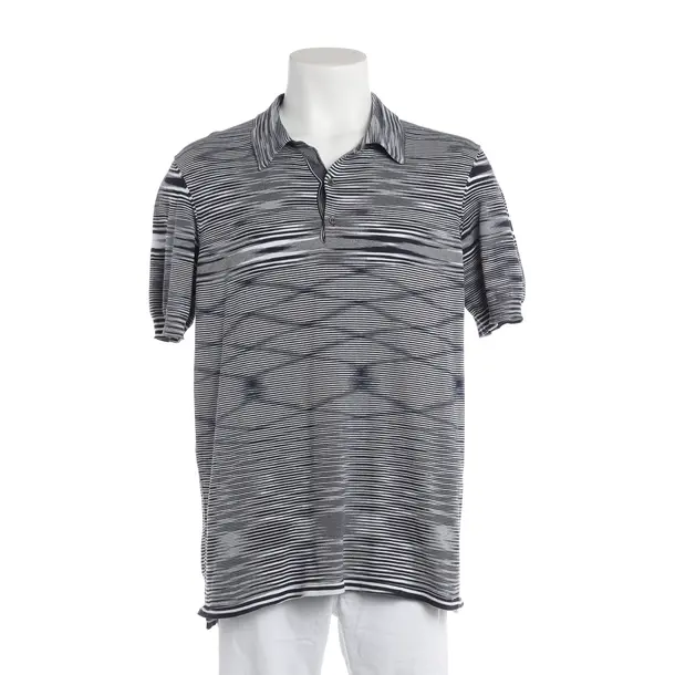 Polo Shirt, in Navy, Cotton, Missoni