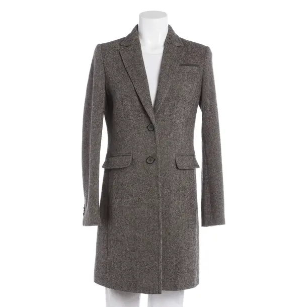 Mid-Season Coat, in Dark Brown, Wool, Marc O'Polo