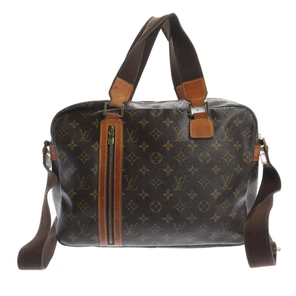 Borsa a cinture a tracolla, in Marrone scuro, Tela, Louis Vuitton
