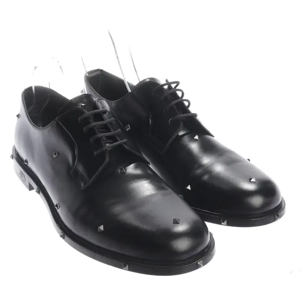 Lace Up Shoes, in Black, Valentino