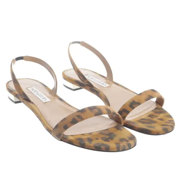 Riemchensandalen, in Hellbraun, Aquazzura