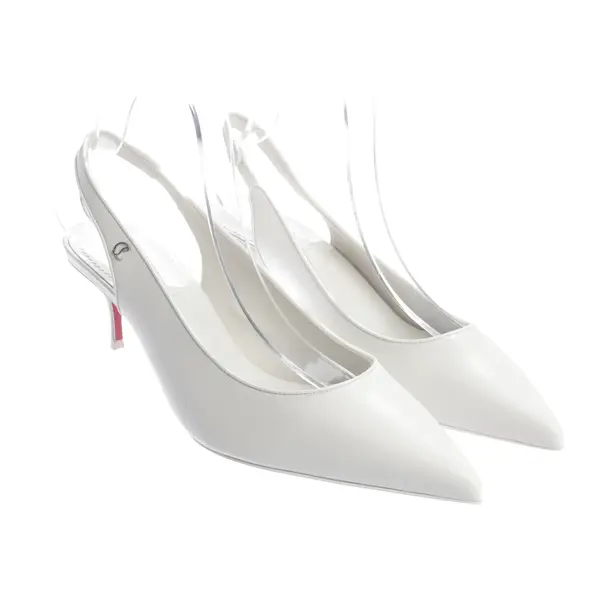 Slingbacks, in White, Christian Louboutin