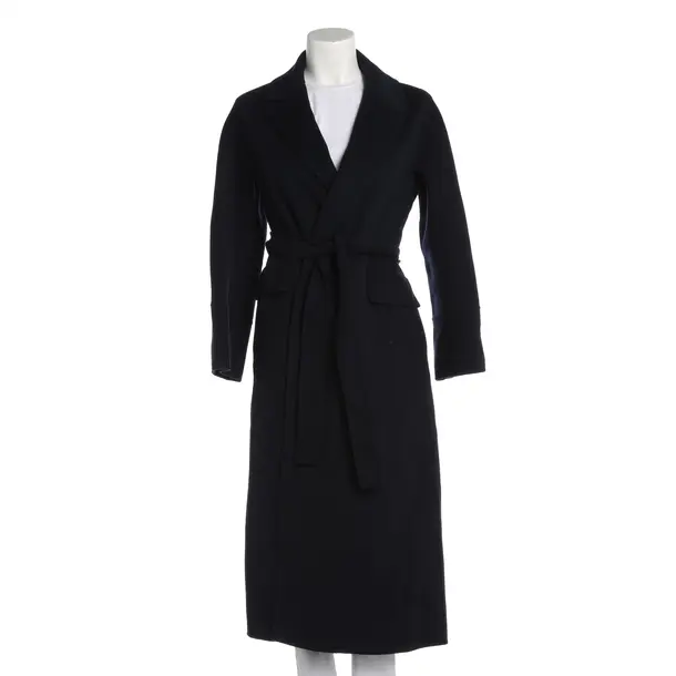 Übergangsmantel, in Navy, Wolle, Max Mara