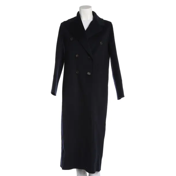 Übergangsmantel, in Navy, Wolle, Max Mara