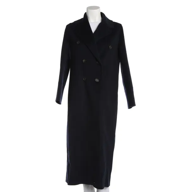 Übergangsmantel, in Navy, Wolle, Max Mara