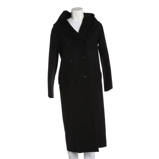 Übergangsmantel, in Schwarz, Wolle, Max Mara