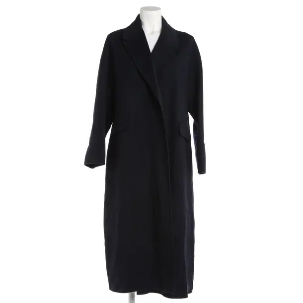 Übergangsmantel, in Navy, Wolle, Max Mara