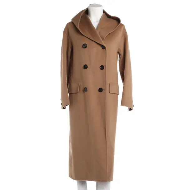 Übergangsmantel, in Braun, Wolle, Max Mara