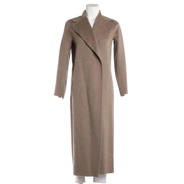 Mid-Season Coat, in Light Brown, Wool, Max Mara