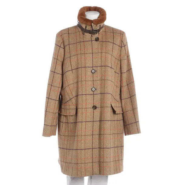 Übergangsmantel, in Hellbraun, Wolle, Fuchs Schmitt