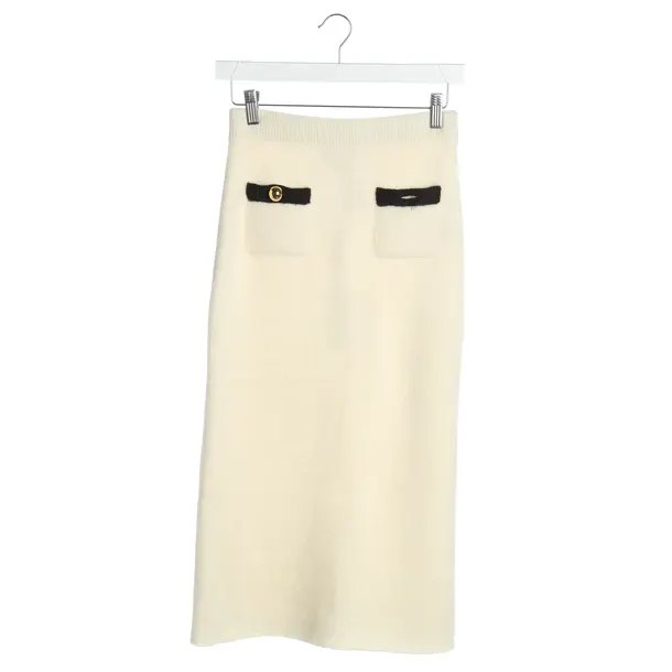 Rock, in Beige, Wolle, Alessandra Rich