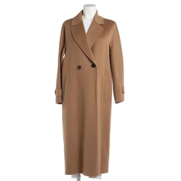 Mid-Season Coat, in Brown, Wool, Max Mara