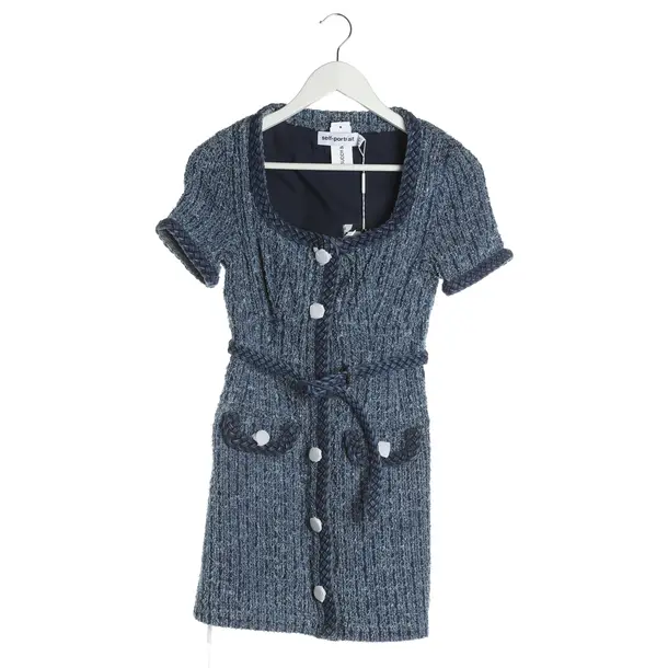 Dress, in Blue, Cotton, self-portrait