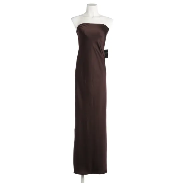 Cocktailkleid, in Dunkelbraun, Polyester, Norma Kamali