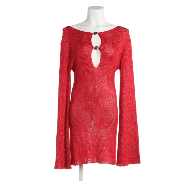Cocktail Dress, in Red, Polyester, Bananhot