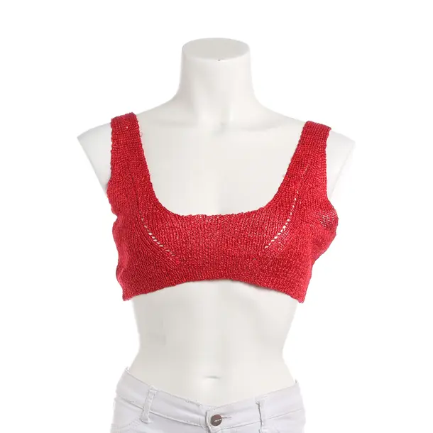 Top, in Red, Polyester, Bananhot