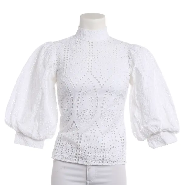 Camicetta, in Bianco, Cotone, Ganni